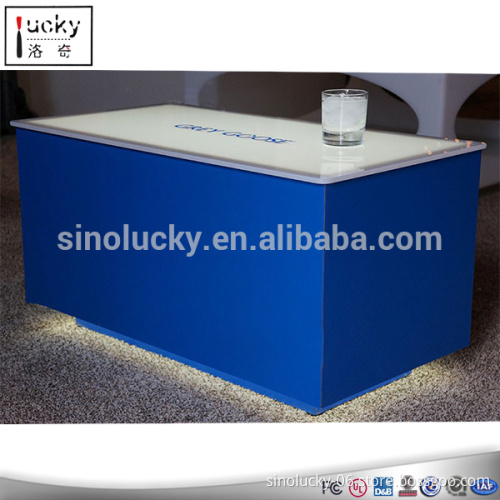 Acrylic Tabletop KTV Bar Desk LED Table Supplier